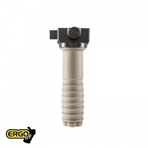 ERGO® Straight Broom Handle Xpress Lever Mount 4.75" VFG - DARK EARTH