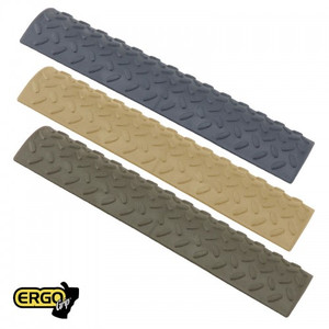 ERGO® 15-Slot Diamond Plate Full Rail Covers 3-PK - DARK EARTH