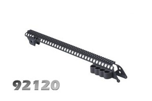 Mesa Tactical™ SureShell Carrier and Saddle Rail for Rem 870 w/ Mag Clamp (4-Shell, 12-GA, 20")