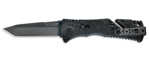 SOG® Trident Hardcased Black TiNi / Tanto / Straight
