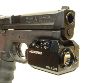 LaserSpeed™ EL-MN-L2G Compact 180lm LED Light / Green Laser