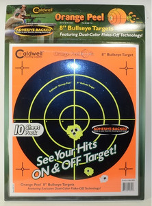Caldwell® Orange Peel 8" Bullseye - 10 Sheets   