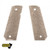 ERGO® XTR Tapered Bottom Hard Rubber 1911 Grip - DARK EARTH