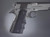 Hogue® 1911 Govt. Model Rubber Grip with Finger Grooves - BLACK