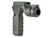 Mission First Tactical™ REACT™ RTG Vertical Grip w/ Light Mount - BLACK
