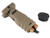 Mission First Tactical™ REACT™ Folding Vertical Front Grip - SCORCHED DARK EARTH