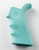 Hogue® AR-15/M-16 Rubber Grip Beavertail with Finger Grooves - AQUA