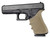 Hogue® HandALL Beavertail Grip Sleeve for GLOCK 17, 18, 19X, 20, 21, 22, 24, 31, 34, 35, 40, 41, 45 (Gen 1-2-5): Rubber - FLAT DARK EARTH