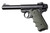 Hogue® Ruger MK IV: OD Green Rubber Grip with Finger Grooves 