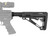 Hogue® AR-15/M-16 OverMolded Collapsible Buttstock Assembly - Includes Mil-Spec Buffer Tube and Hardware - Black Rubber
