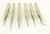 TNI-U® 6-PC Stainless Steel Precision Sharp / Blunt / Curved Tweezer Set
