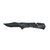 SOG® Trident Hardcased Black TiNi / Clip Point / Partially Serrated