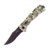 SOG® Trident Hardcased Black TiNi / Clip Point / Partially Serrated - DIGI GREEN CAMO
