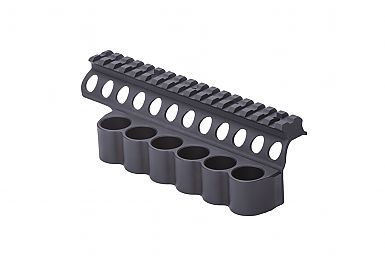 Mesa Tactical™ SureShell Carrier and Rail for Remington Versa Max (6-Shell, 12-GA, 7")