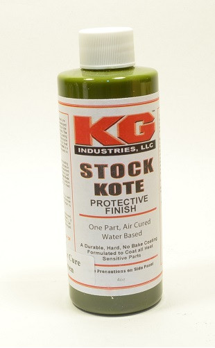 KG Industries™ 1200 Series Air Cure Stock Kote (Flat OD Green) 4oz