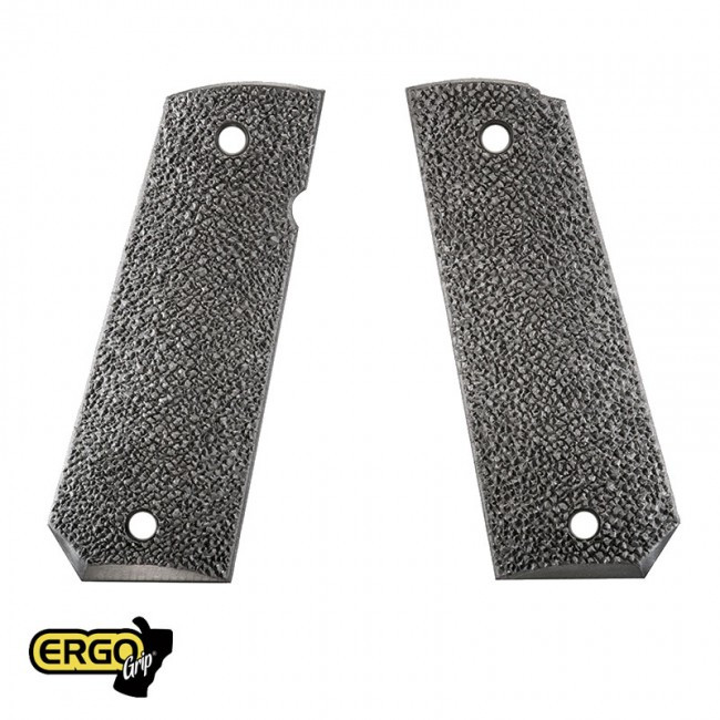 ERGO® XTR Tapered Bottom Hard Rubber 1911 Grip - BLACK
