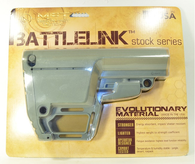 Mission First Tactical™ BUS - BATTLELINK™ Utility Stock MIL-SPEC - FOLIAGE GREEN