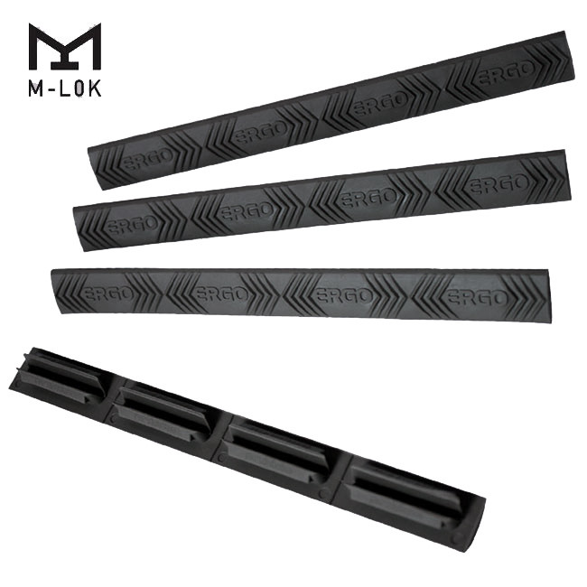 ERGO® M-LOK™ WedgeLok™ Slot Cover Grip 4-PK - BLACK