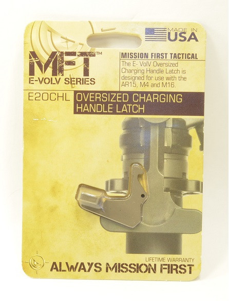 Mission First Tactical™ E-VolV Oversized Charging Handle Latch - SCORCHED DARK EARTH