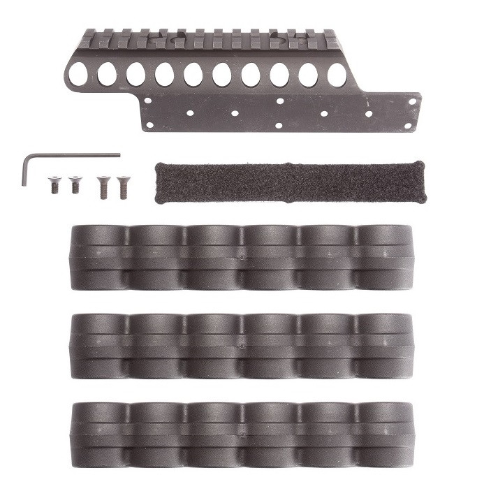 Mesa Tactical™ SureShell Hook & Loop Mount with Saddle Rail for Moss 930 (6-Shell, 12-GA, 5")