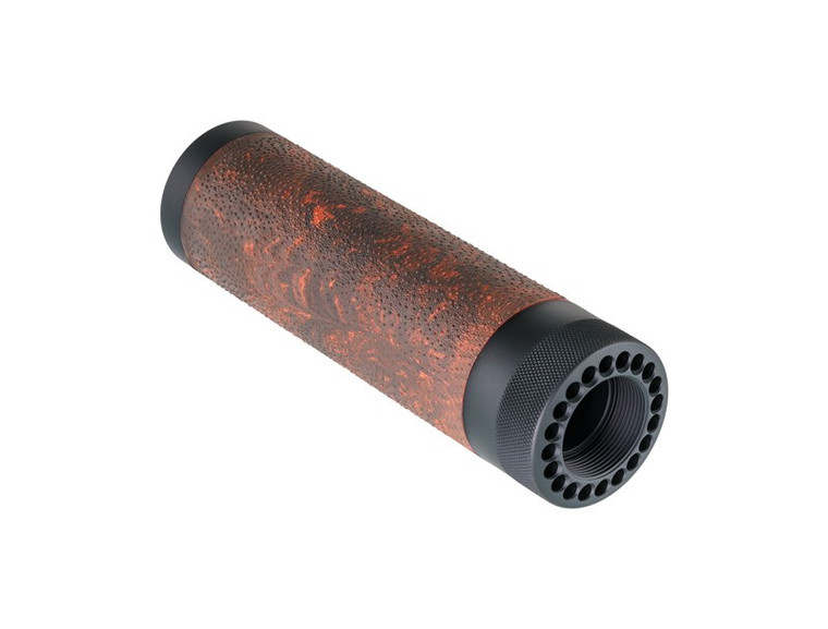 Hogue® AR-15/M-16 (Carbine) Free Float Forend with OverMolded Gripping area - RED LAVA RUBBER