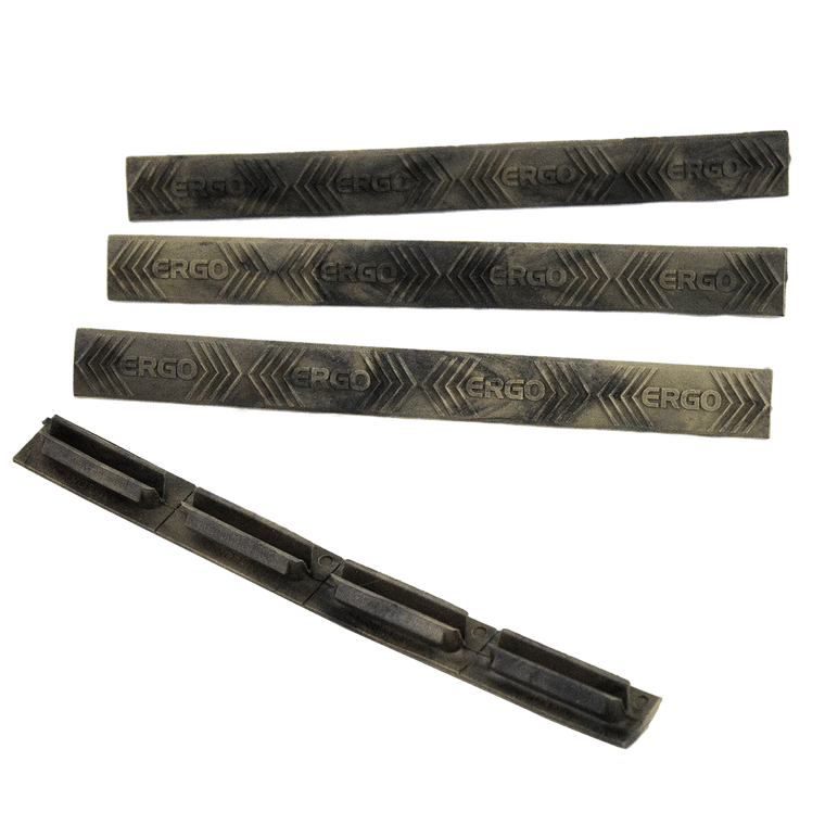 ERGO® M-LOK™ WedgeLok™ Slot Cover Grip 4-PK - WOODLAND/PREDATOR
