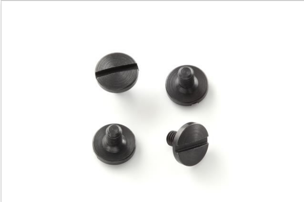 Hogue® Beretta: Slotted Grip Screws (4) - Black