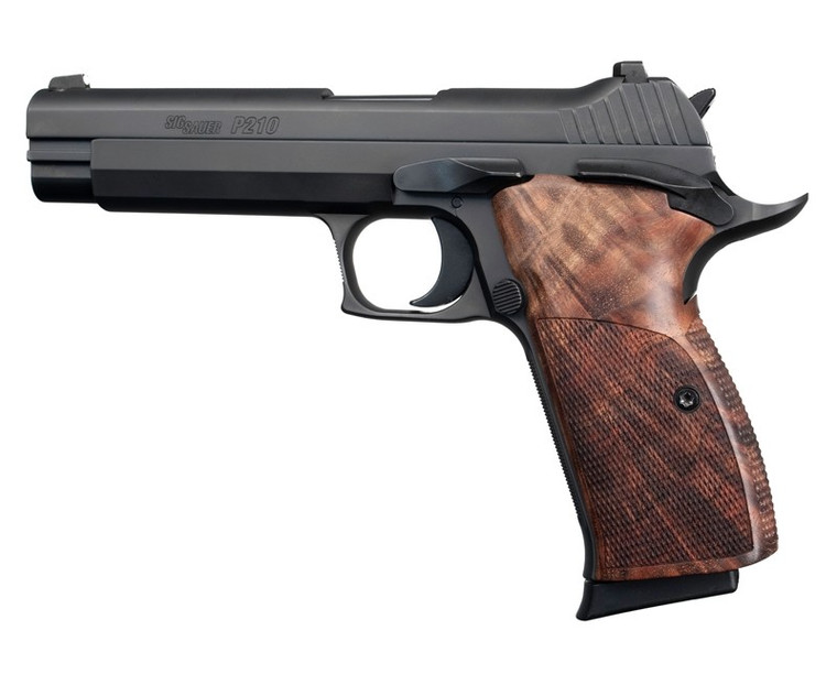 Hogue®  SIG P210 American: Checkered Hardwood Grip - Walnut 