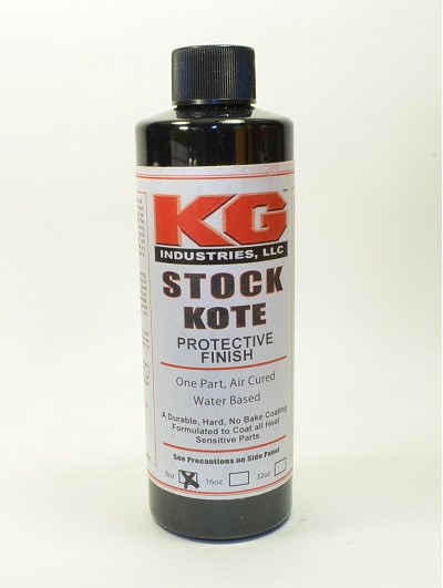 KG Industries™ 1200 Series Air Cure Stock Kote (Flat Black) 8oz