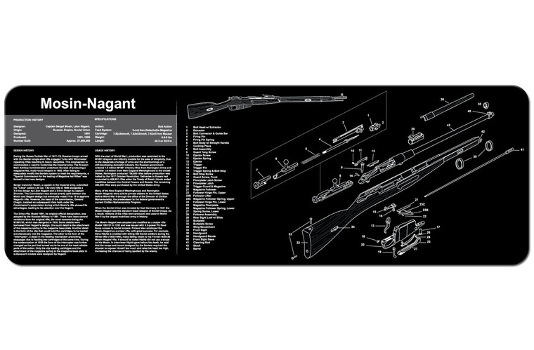 TekMat® Rifle and Shotgun Mat - Mosin Nagant