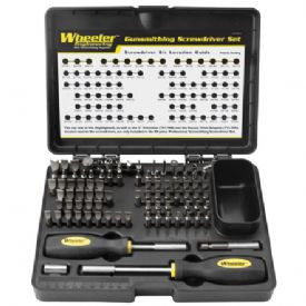 Wheeler® Professional 89-PC Gunsmith Screwdriver Set