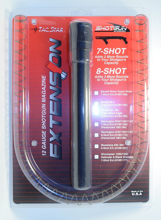 TacStar® 8-Shot Extension Benelli M1, M2, Super Black Eagle (12ga)