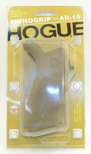 Hogue® AR-15/M-16 Rubber Grip w/ Finger Grooves and Beavertail - DESERT TAN