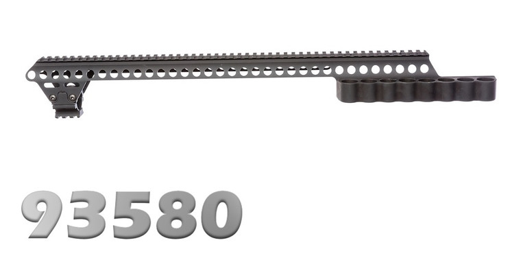 Mesa Tactical™ SureShell Carrier and Rail for Moss 500 w/ Pic Rail Clamp (8-Shell, 12-GA, 20")