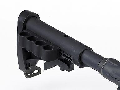 Mesa Tactical™ SureShell Carrier for M4 SOPMOD Stock (4-Shell, 12-GA) (Right Side)