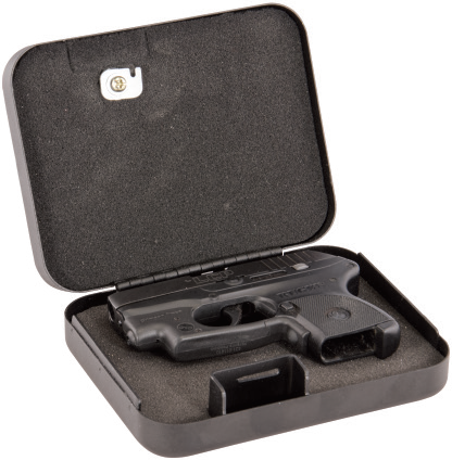 LOCKDOWN™ Ultra-Compact Steel Handgun Vault (Key Lock)