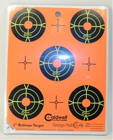 Caldwell® Orange Peel 2" Bullseye - 10 Sheets   