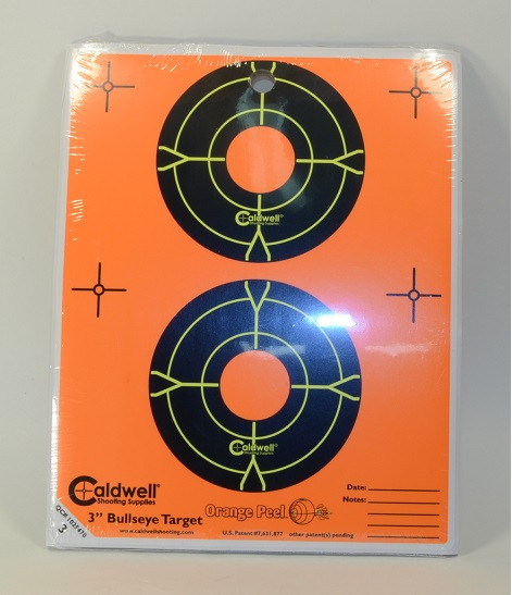 Caldwell® Orange Peel 3" Bullseye - 15 Sheets   