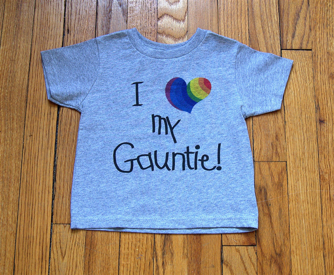 I Love My Gay Aunt T Shirt I Heart My Gauntie
