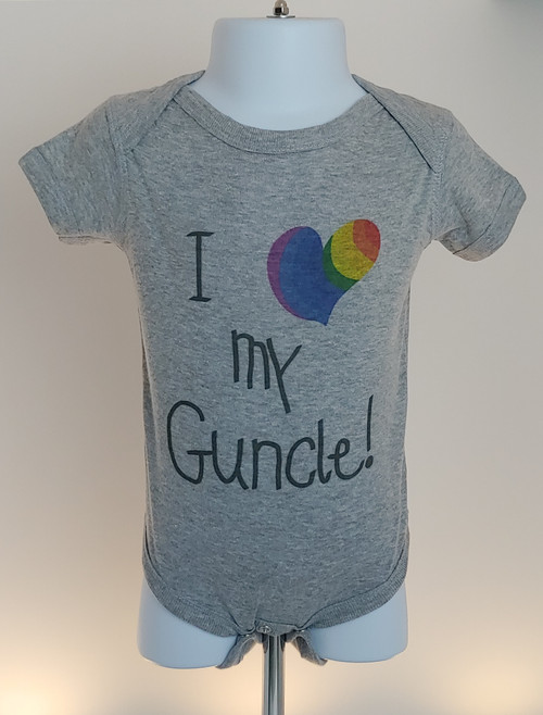 Every baby needs a Guncle in her life!