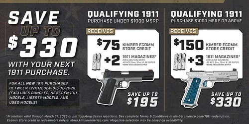 Kimber Rebates