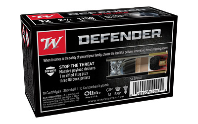 WIN DEFENDER 12GA 2.75 3-00/1OZ 10/