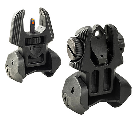 MEPROLIGHT FRBS-FLIP BACKUP SGHT 2DOT BLK