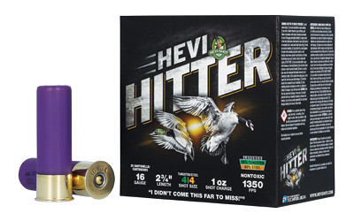 HEVI-HITTER 16GA 2.75" 1OZ #4 TG/STL