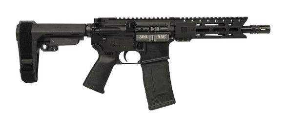 DIAMONDBACK DB-15 PIST 300BLK BLK 8" SBA3