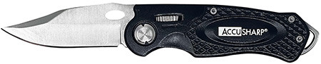 FPI ACCUSHARP FOLDING SPORT KNIFE BLACK