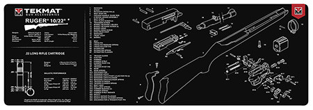 TEKMAT TEK-R36-1022 36X12 LG RUGER 10/22