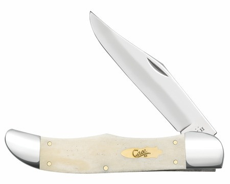 CASE SMOOTH NATURAL BONE FOLDING HUNTER