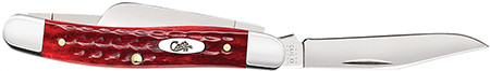 CASE 00 POCKET WORN OLD RED BONE CORN COB JIG M