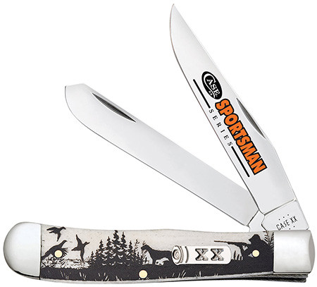 CASE SPORTSMAN SERIES NATURAL BONE BIRD DOG